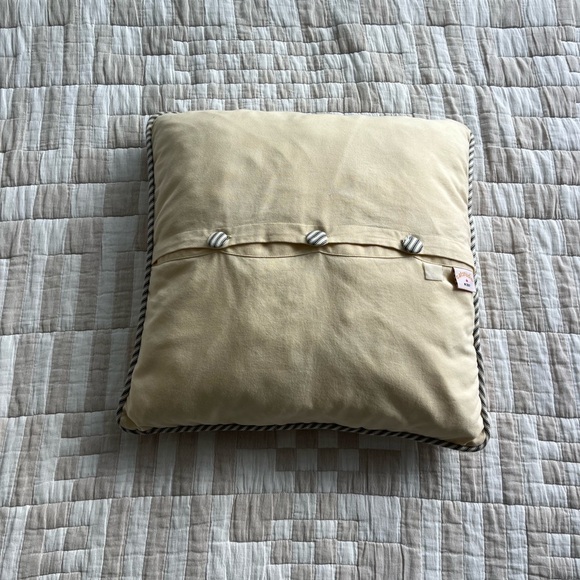 Catstudio Bermuda Hand-Embroidered Pillow - Picture 5 of 7